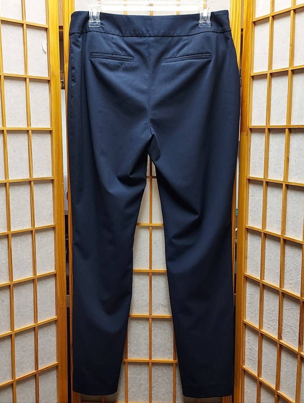 👖 Navy The Limited dress pants slacks Womens 6/ 29 Juniors 7 with 28 In. Inseam - Picture 4 of 5